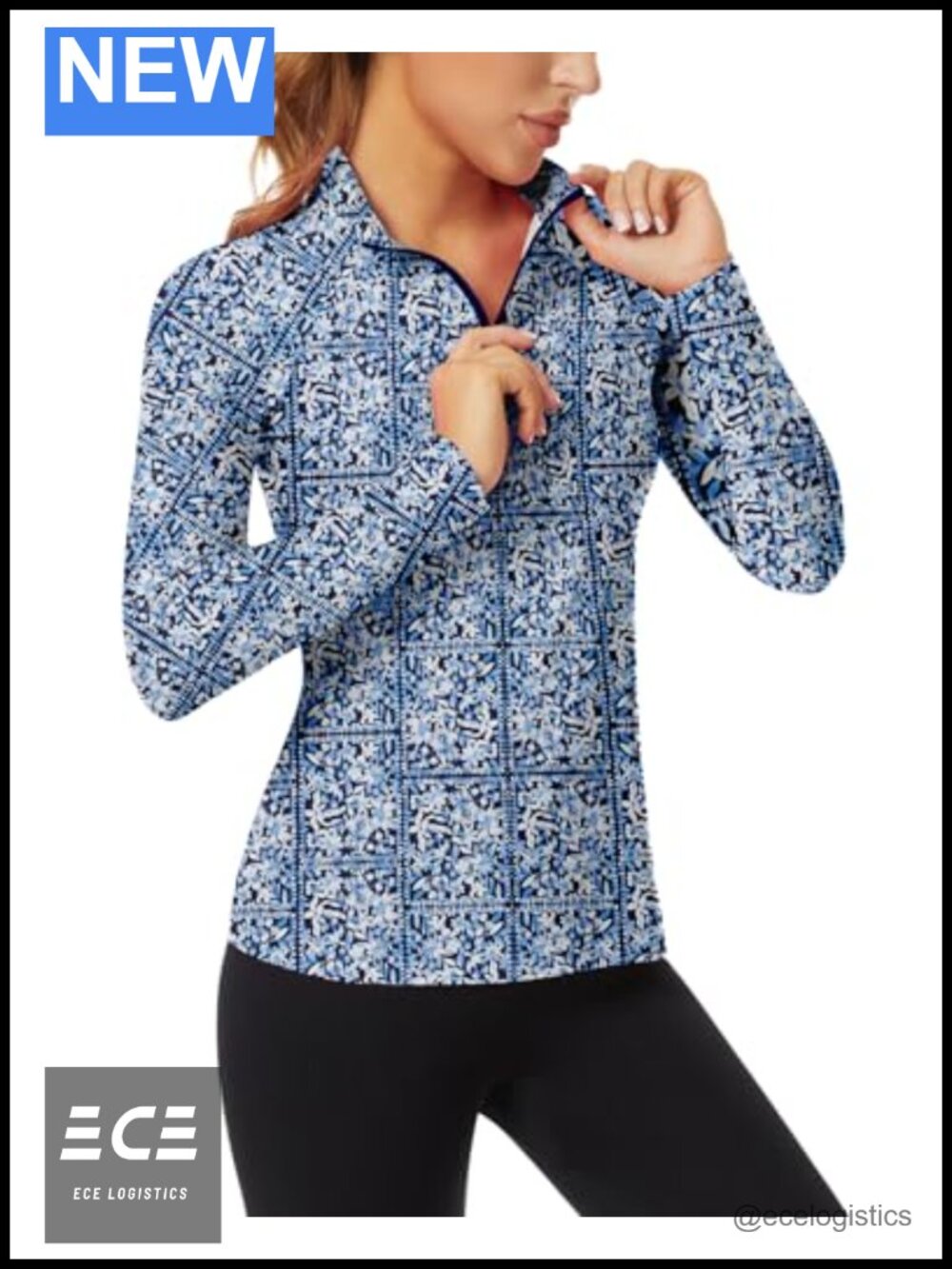 WOWENY Women's Long Sleeve Quarter Zip Athletic Pullover Collared Workout